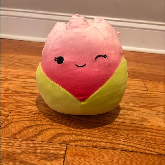 SQUISHMALLOW  8" BRIDGIE TULIP Pink FLOWER authentic - Picture 1 of 4